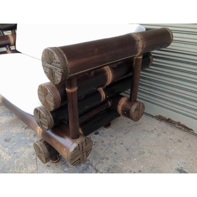 【受注生産】バンブーソファ　2.5人掛け (KDF-34)