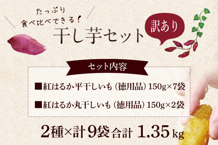 ★先行予約★ 干し芋 紅はるか 訳ありセット 12月下旬頃発送開始【平干し 丸干し ほしいも 干しいも 紅はるか 芋 さつまいも サツマイモ 和菓子 スイーツ 冷蔵 10000円以内 1万円以内 茨城県 鹿嶋市】 (KE-14)