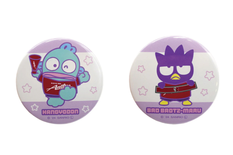 【ブラインド】はぴだんぶい缶バッジ 1個【鹿島アントラーズ グッズ サッカー エフシー アイテム  茨城県 鹿嶋市】（KH-30）