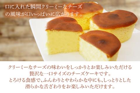 半熟チーズケーキ（20個）【鹿嶋市 ケーキ チーズ ひとくち サイズ デザート スイーツ 贅沢 おいしい クリーミー】（KD-13）