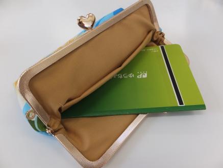 KS-11　MAHALOオリジナルがま口(通帳ケース)