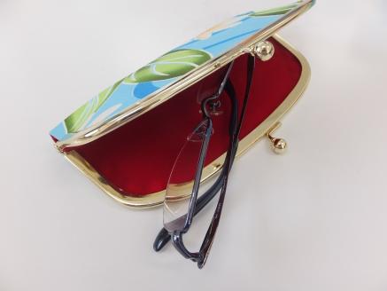 KS-13　MAHALOオリジナルがま口(メガネケース)