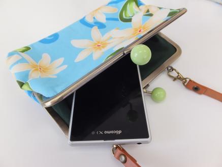 KS-14　MAHALOオリジナルがま口(バッグ小)