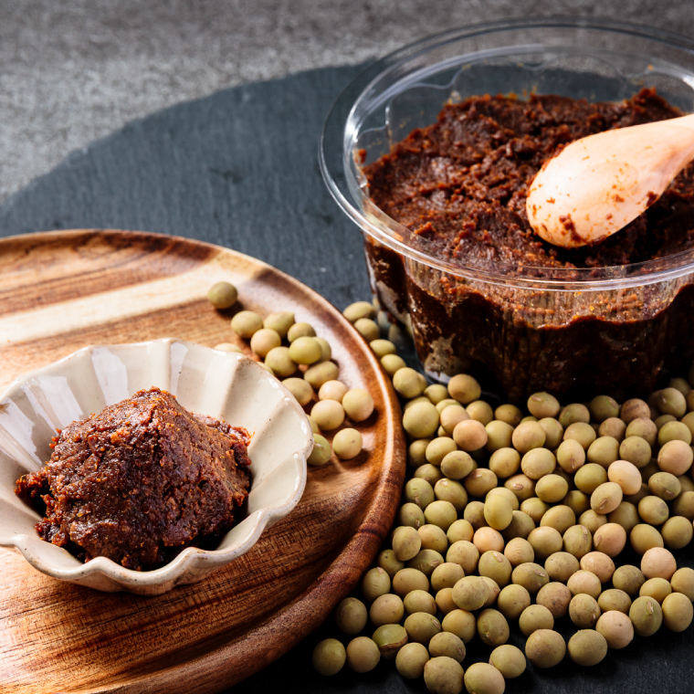 KAB-4　自然栽培麹とうまみが詰まった自然栽培鹿嶋在来緑大豆の100％自然栽培発芽玄米味噌