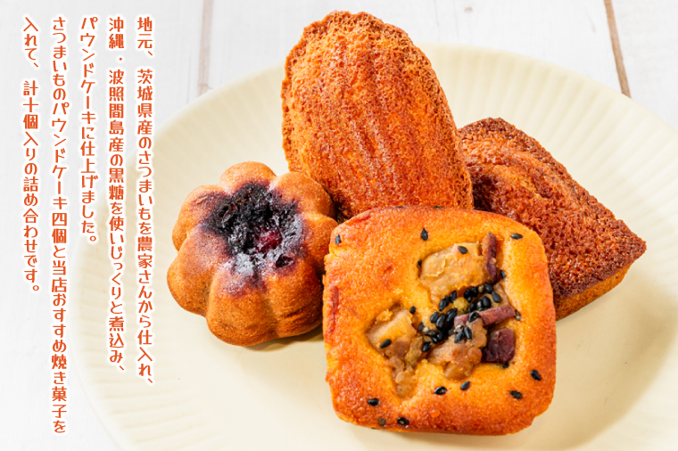 焼き菓子10コ詰め合わせ （KCX-15）