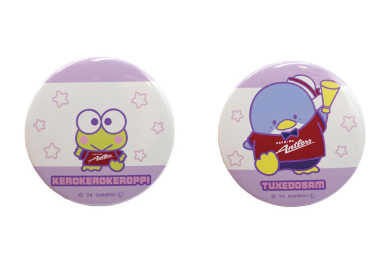 【ブラインド】はぴだんぶい缶バッジ 1個【鹿島アントラーズ グッズ サッカー エフシー アイテム  茨城県 鹿嶋市】（KH-30）