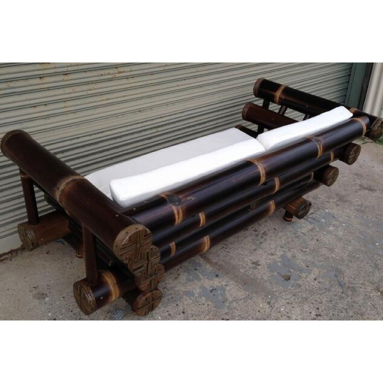 【受注生産】バンブーソファ　2.5人掛け (KDF-34)