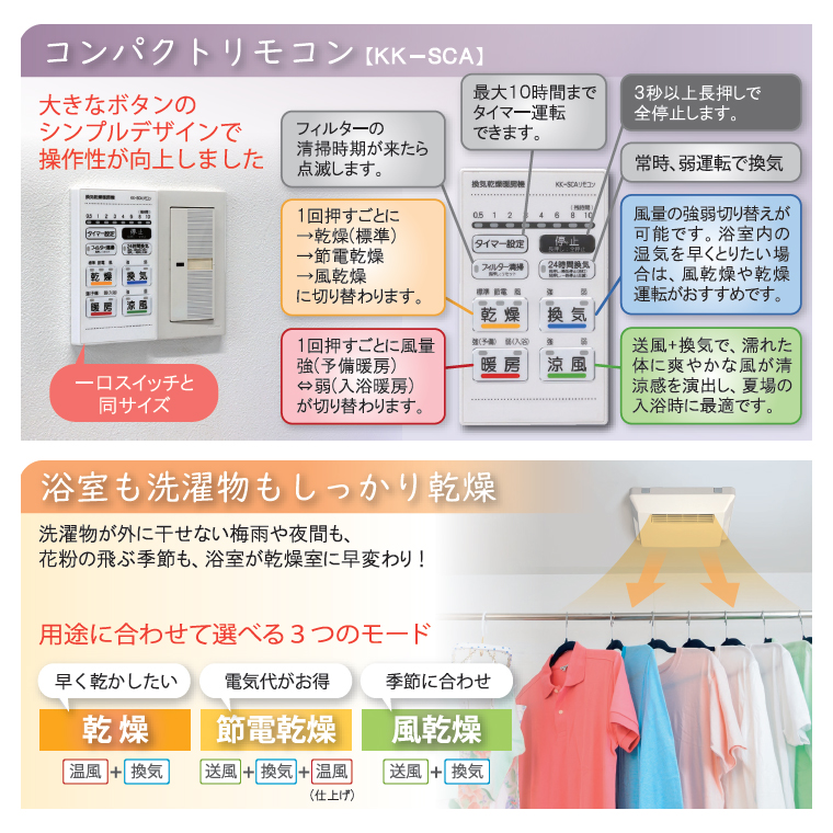 【潮来市・鹿嶋市共通返礼品】浴室換気乾燥暖房機（BF-331SCA）【セラミックヒーター搭載・24時間換気対応・天井取り付けタイプ】ぽかぽか ヒートショック対策 快適 部屋干し お手入れ簡単 日本製 高須産業（KEH-6)