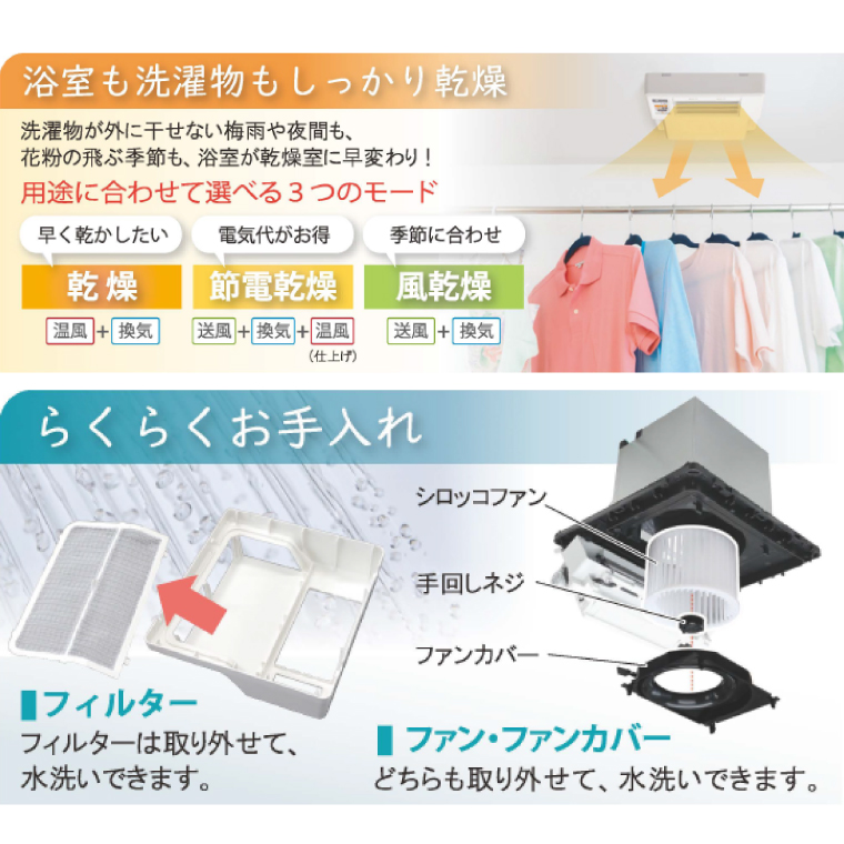 【潮来市・鹿嶋市共通返礼品】浴室換気乾燥暖房機（BF-331RGSC）【セラミックヒーター搭載・24時間換気対応・天井取り付けタイプ】  ぽかぽか ヒートショック対策 快適 部屋干し 日本製 高須産業 （KEH-7）