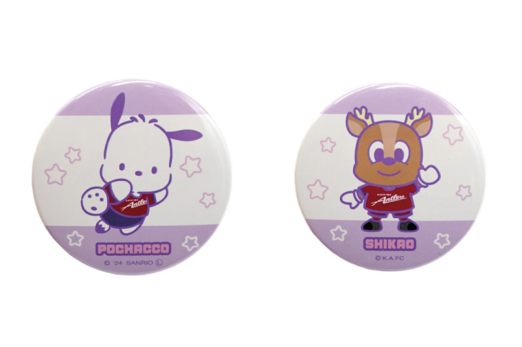 【ブラインド】はぴだんぶい缶バッジ 1個【鹿島アントラーズ グッズ サッカー エフシー アイテム  茨城県 鹿嶋市】（KH-30）