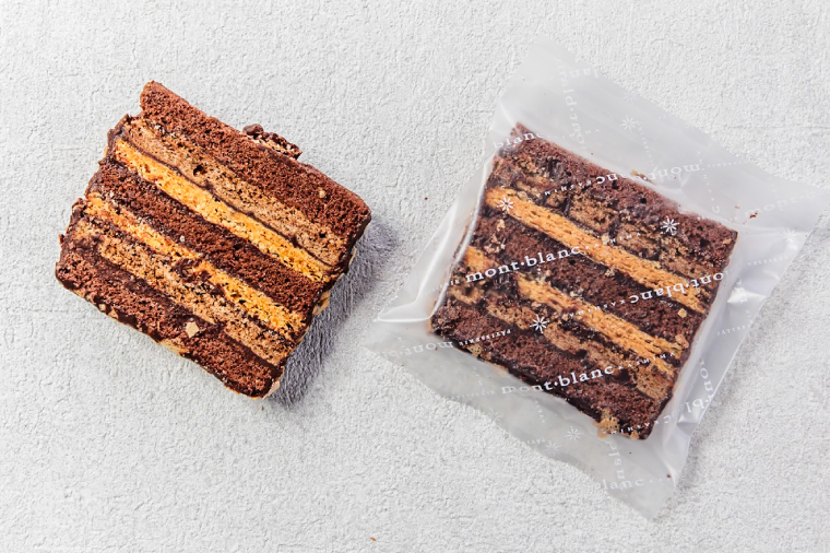 チョコのミルフィーユ【鹿嶋市 お菓子 パティスリー 洋菓子 セット ギフト 化粧箱 オリジナル お茶 ティータイム】（KD-11）