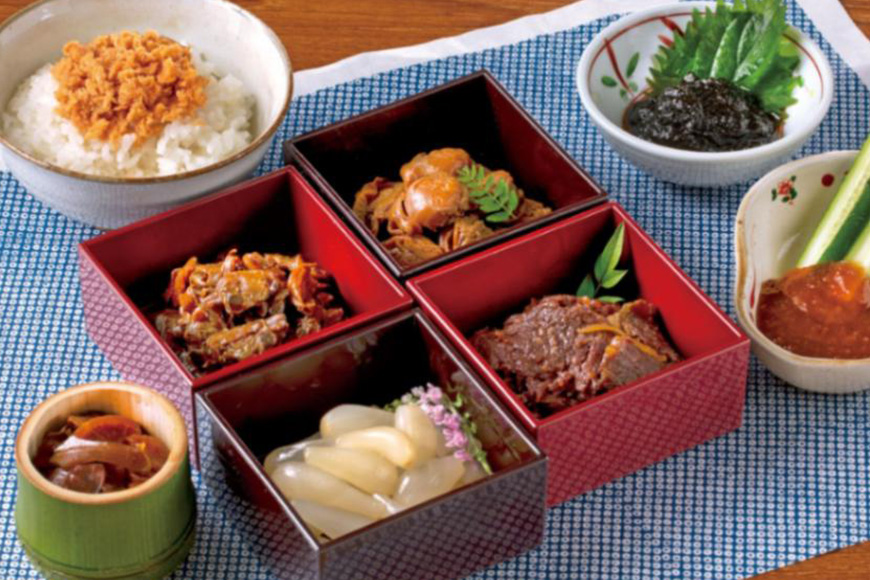 真心がかよう三百年の味　酒悦贈答品　「ご飯とお酒が悦ぶ詰合せ」 贈答品 惣菜 ご飯のお供 酒のつまみ 牛肉 佃煮 のり 梅酢 潮来市 (A32-002)