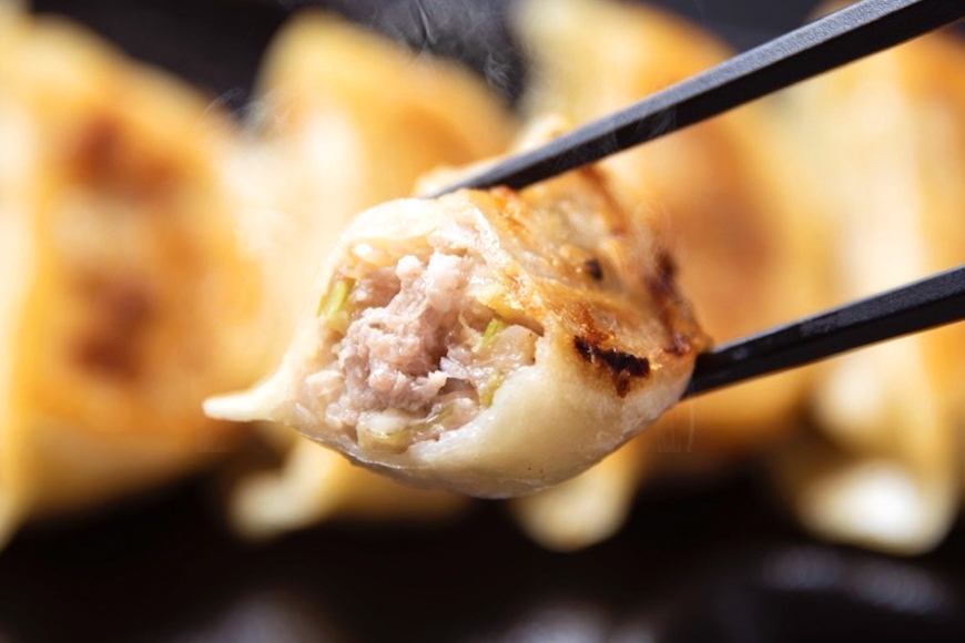 あまトロ葱使用 でんねぎ餃子 50個 (10個×5パック) 茨城県産 林SPF豚 鹿嶋ダコ オホーツク産ホタテ 銚子産キャベツ 厳選素材使用 冷凍餃子 旨味たっぷり 簡単調理 茨城県 潮来市 (A38-001)