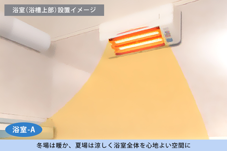 浴室用 涼風暖房機 SDG-1200GBM 1台 防水仕様 グラファイトヒーター搭載 壁面取付型 ヒートショック対策 人感センサー付き 高須産業 日本製 施工工事別途必要 茨城県 潮来市 (A41-002)