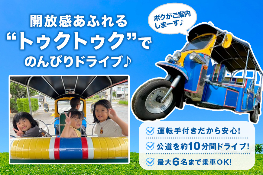 バギー体験乗車券（トゥクトゥクドライブ付き） (A71-001)