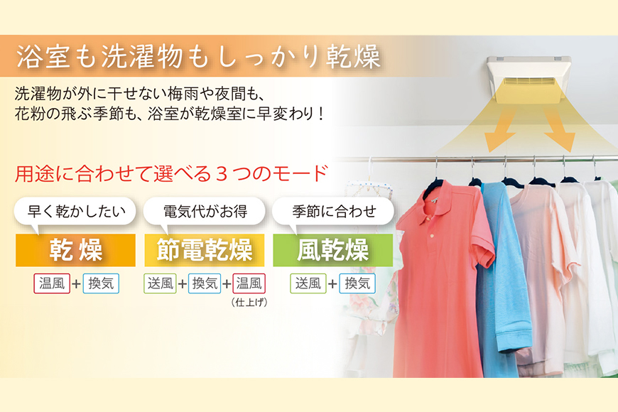 浴室換気乾燥暖房機：BF-331SCA/1室換気･セラミックヒータータイプ 茨城県 潮来市 A41-008