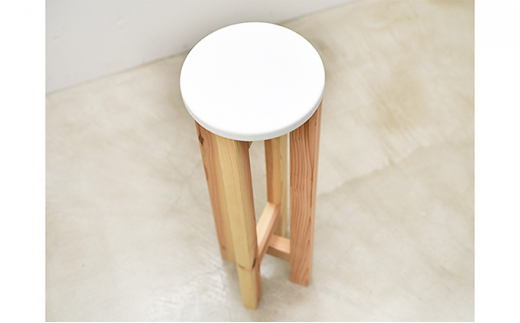 小さなスツール 【ホワイト】｜スツール 木製 椅子 イス お