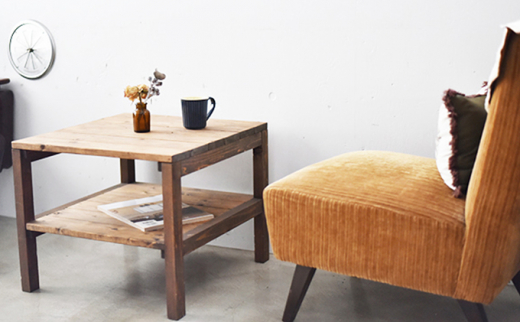 コーヒーテーブル 1～2人用 【サイドテーブル おしゃれ 木