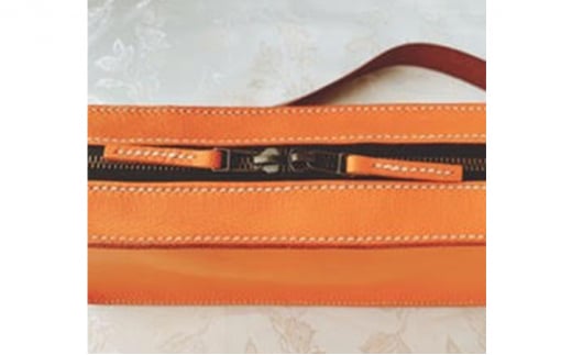 本革 手作りワンショルダーバッグ