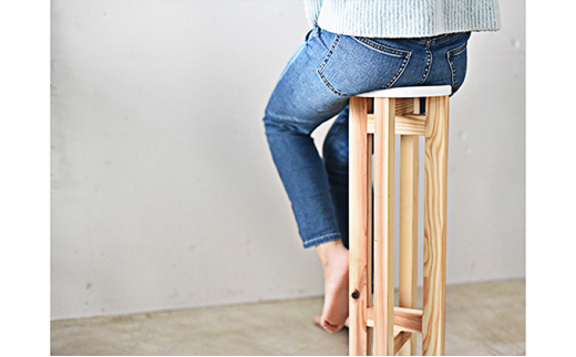 小さなスツール 【ホワイト】｜スツール 木製 椅子 イス お