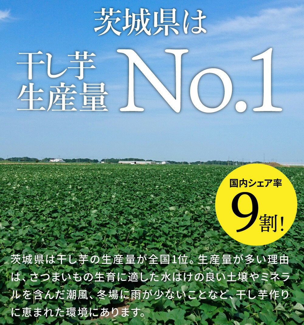 茨城県産 紅はるか 干し芋 180g×3袋 塚田商店 平干し【茨城