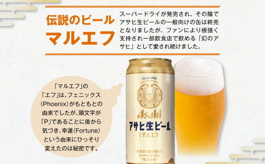 定期便【６か月】アサヒ生ビール（マルエフ）500ml×24本（1