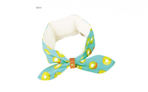 コットン100％保冷剤付きクールスカーフ【本革スカーフリ