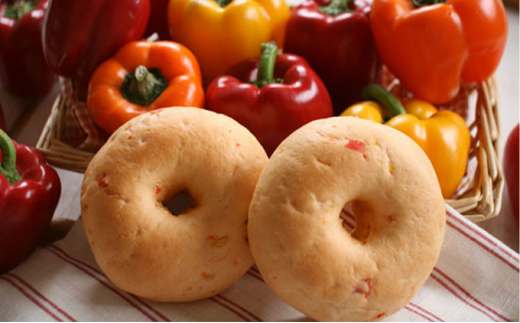 定期便　季節野菜のもちもちベーグルセット 18個×6ヶ月間