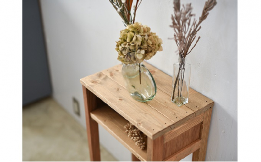 小さなポケットデスク 【サイドテーブル 花台 木製 おしゃ