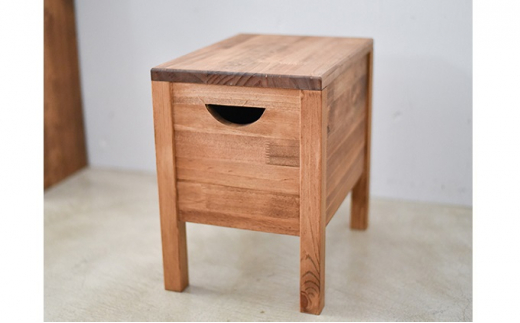 ボックススツール 【椅子 スツール 木製 おしゃれ 収納 雑