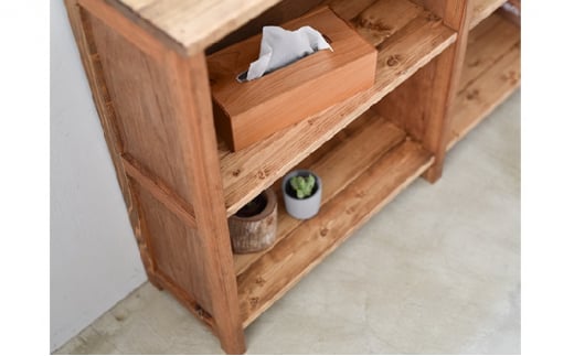 箱型シェルフ Lサイズ 【ラック 本棚 木製 おしゃれ 収納 雑