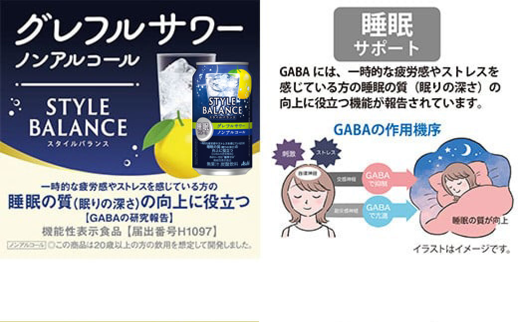 アサヒスタイルバランス ノンアルコール飲み比べ4種アソー