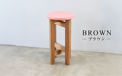 低くて小さなスツール【ピンク】  | 1脚 幅24cm 奥行24cm 高さ4