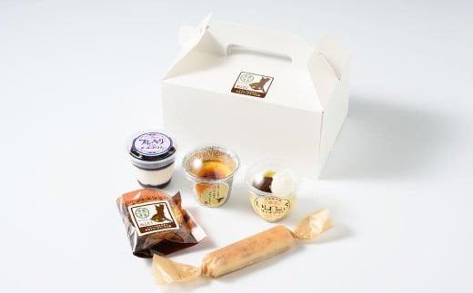 [＆g]セット( いばとろリッチプリン 、 濃厚お芋のブリュレ