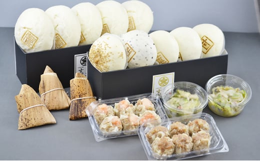 老麺肉まん高野の点心の魅力満載、充実のバラエティセッ