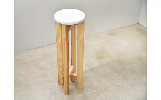 小さなスツール 【ホワイト】｜スツール 木製 椅子 イス お