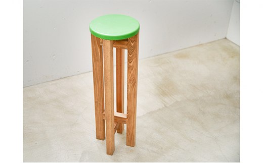 小さなスツール 【グリーン】｜スツール 木製 椅子 イス お