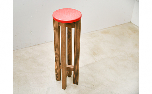小さなスツール 【レッド】｜スツール 木製 椅子 イス おし