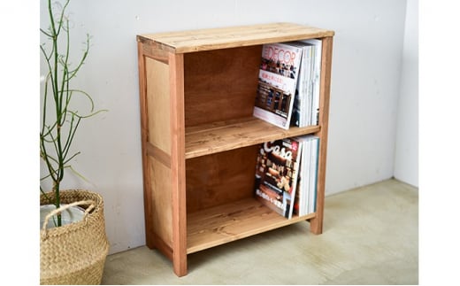 小さな箱型シェルフ 【ラック 本棚 木製 おしゃれ 収納 雑