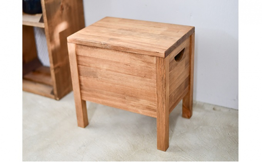 ボックススツール 【椅子 スツール 木製 おしゃれ 収納 雑