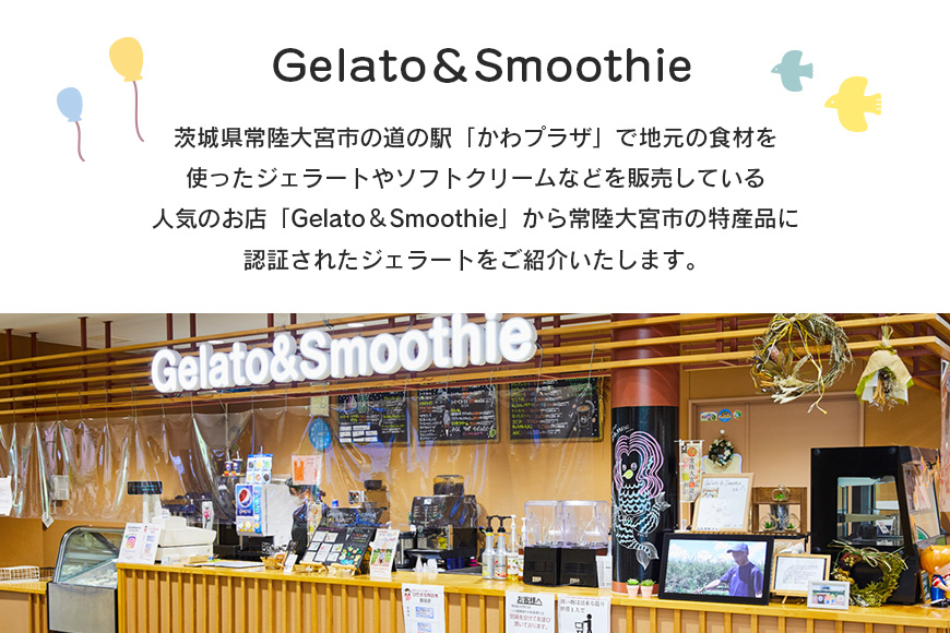 Gelato＆Smoothie えごまジェラート 12個 スイーツ アイス おやつ デザート えごま 【元気な郷づくり（株）】【ho1382】