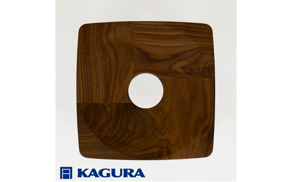 家具蔵 KAGURA スツールエミネント ウォールナット材 インテリア 天然木 手作業 茨城県 【株式会社アイダ】【ho0978】