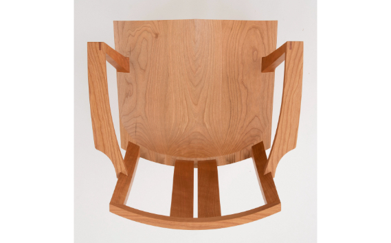 家具蔵 KAGURA アームチェア レン チェリー材 家具 椅子 イス 木材 無垢材 職人 手作業 天然木 高級木材 無添加 安全 ジャパニーズモダン 高級家具 熟練 無着色 おしゃれ 天然木無垢材 温もり シンプル 洗練 【株式会社アイダ】【ho0946】