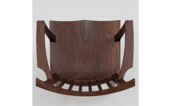 家具蔵 KAGURA アームチェア ZEN ウォールナット材 家具 椅子 イス 木材 無垢材 職人 手作業 天然木 高級木材 無添加 安全 ジャパニーズモダン 高級家具 熟練 無着色 おしゃれ 天然木無垢材 温もり シンプル 洗練 【株式会社アイダ】【ho1003】