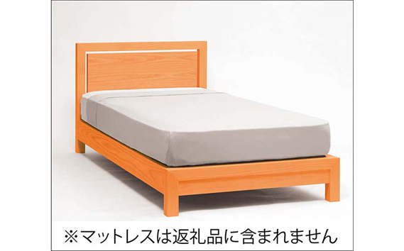 家具蔵 KAGURA ベッドフレームダンハイヘッド シングル チェリー材 家具 寝具 寝室 木材 無垢材 職人 手作業 天然木 高級木材 無添加 安全 ジャパニーズモダン 高級家具 熟練 無着色 おしゃれ 天然木無垢材 温もり シンプル 洗練 【株式会社アイダ】【ho1201】