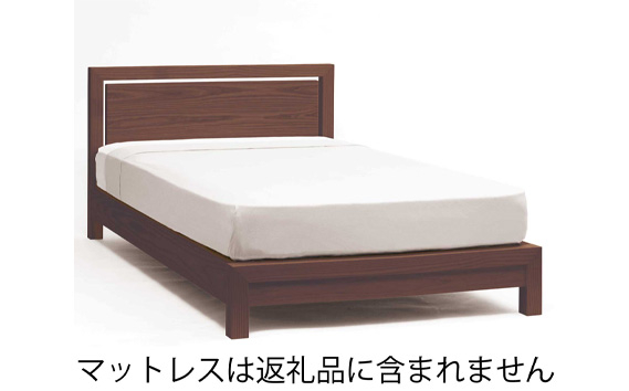 家具蔵 KAGURA ベッドフレームダンハイヘッド セミダブル ウォールナット材 家具 寝具 寝室 木材 無垢材 職人 手作業 天然木 高級木材 無添加 安全 ジャパニーズモダン 高級家具 熟練 無着色 おしゃれ 天然木無垢材 温もり シンプル 洗練 【株式会社アイダ】【ho1209】