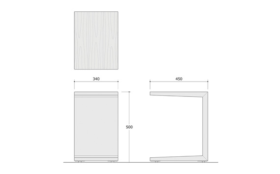 家具蔵 KAGURA ソファテーブルダン500 チェリー材 インテリア 天然木 手作業 丈夫 キャスター付き コンパクト 茨城県 【株式会社アイダ】【ho0985】