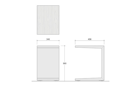 家具蔵 KAGURA ソファテーブルダン 500 ウォールナット材 インテリア 天然木 手作業 丈夫 キャスター付き コンパクト 茨城県 【株式会社アイダ】【ho0986】