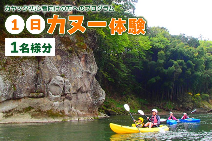 那珂川１日カヌー体験 カヤック 体験チケット レジャー 那珂川 茨城県 【ストームフィールドガイド】【ho0917】