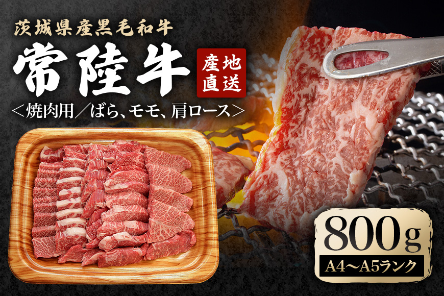 瑞穂農場で育てた常陸牛焼肉セット 約800g 牛肉 やきにく 肩ロース バラ モモ ブランド牛 A4 A5 冷凍配送 茨城県 A4ランク A5ランク お中元 焼肉の日 敬老の日 常陸牛 焼肉 10種 盛り合わせ 食べ比べ 国産 肉 BBQ セット 【株式会社フロンティアロード】【ho0900】